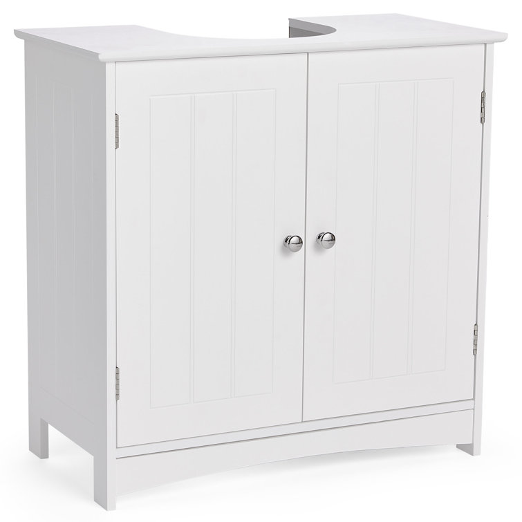 Pedestal under sink storage deals bathroom vanity